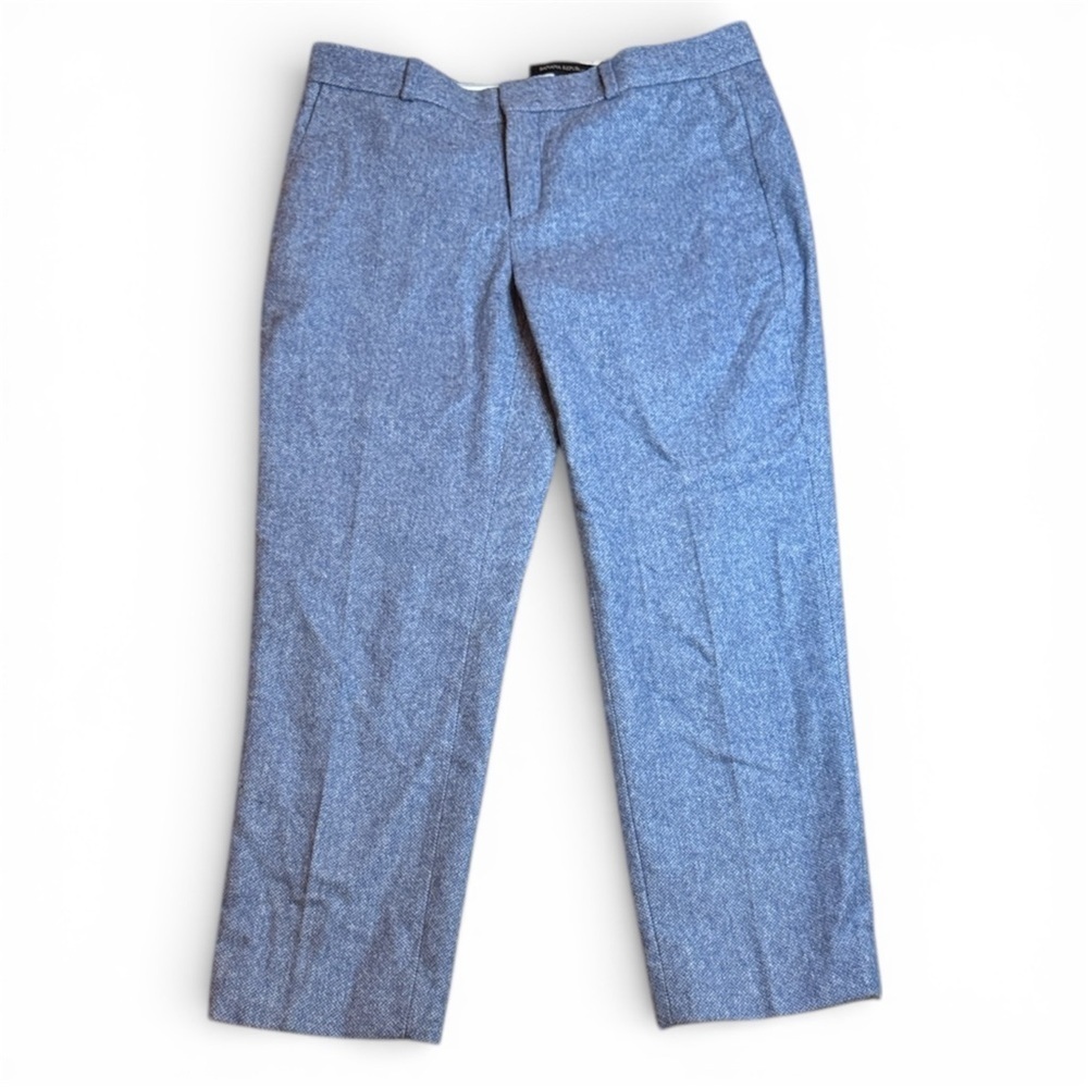 Banana Republic Light Blue Wool Blend Women's Trousers sz 4 Petite